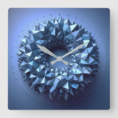 pyramides wheel vierkante klok (Voorkant)