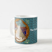 Pyramids Alien Spaceship Koffiemok (Voorkant links)