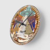 Pyramids Alien Spaceship Ronde Klok (Hoek)