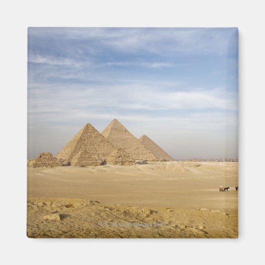 Pyramids Cairo, Egypte Magneet (Voorkant)