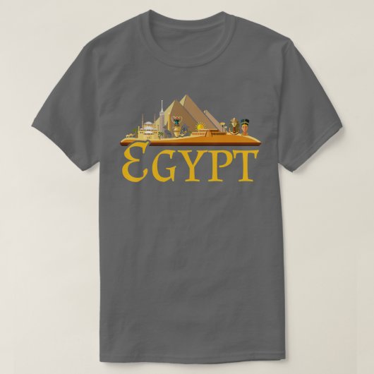 Pyramids Egypte T-shirt (Design voorkant)