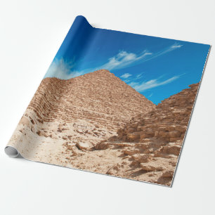 Pyramids in giza antiquitis, archeology; cadeaupapier