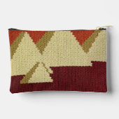 Pyramids Natural Rust Beige Artisan Crochet Print Etui (Achterkant)