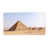 Pyramids of Egypt Coffee Mug Etiket (Voorkant)