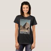 Pyramids of Giza Cairo Egypt Wanderlust T-shirt (Voorkant volledig)