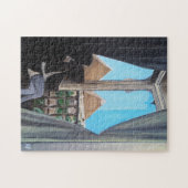 Pyramisa Hotel Schilderij door Alfred Fox Legpuzzel (Horizontaal)