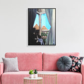 Pyramisa Hotel Schilderij van Alfred Fox Canvas Afdruk (Insitu (Woonkamer))