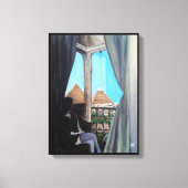 Pyramisa Hotel Schilderij van Alfred Fox Canvas Afdruk (Voorkant)