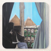 Pyramisa Hotel Schilderij van Alfred Fox Kartonnen Onderzetters (Voorkant)