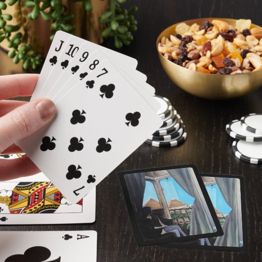 Pyramisa Hotel Schilderij van Alfred Fox Pokerkaarten (Insitu)