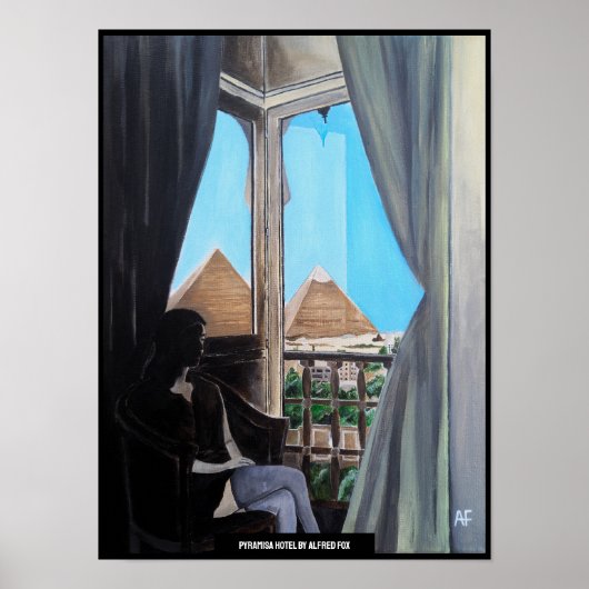 Pyramisa Hotel Schilderij van Alfred Fox Poster (Voorkant)