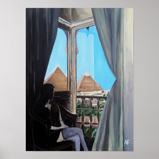 Pyramisa Hotel Schilderij van Alfred Fox Poster (Voorkant)