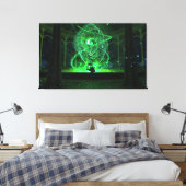 Pyre (2014) canvas afdruk (Insitu (Slaapkamer))