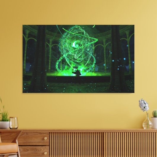 Pyre (2014) canvas afdruk (Insitu (Woonkamer))