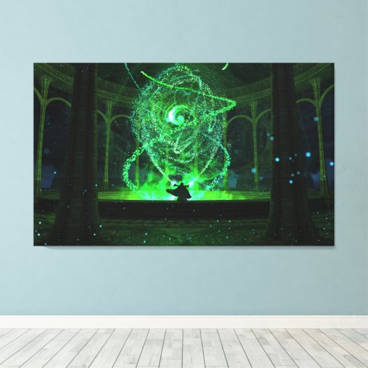 Pyre (2014) canvas afdruk (Insitu (Houten vloer))