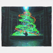 Pyre (Kerst) Fleece Deken (Voorkant (Horizontaal))