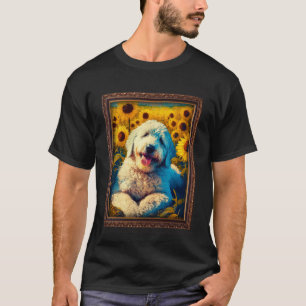 Pyredoodle Schilderij Zonnebloem Moeder Vrouwen Fl T-shirt