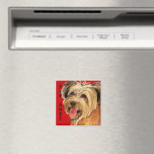 Pyrenean Shepherd Color Block Magneet (Insitu (Vaatwasser))