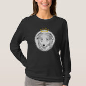 Pyrenean Shepherd with Crown T-shirt (Voorkant)