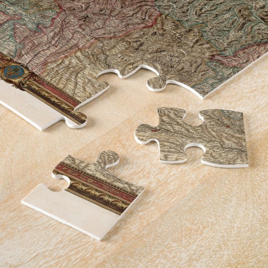 Pyreneeën 1730 legpuzzel (Zijkant)