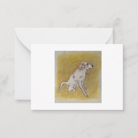 Pyreneeën Bon Voyage Notitiekaartje (Voorkant)