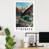 Pyreneeën, Frankrijk Poster (Thuiskantoor)