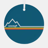 Pyreneeën Glas Ornament (Achterkant)