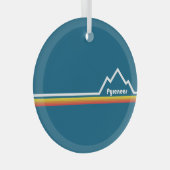 Pyreneeën Glas Ornament (Voorkant Rechts)