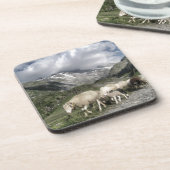 pyreneeën landschap drankjes onderzetter (Linkerzijde)