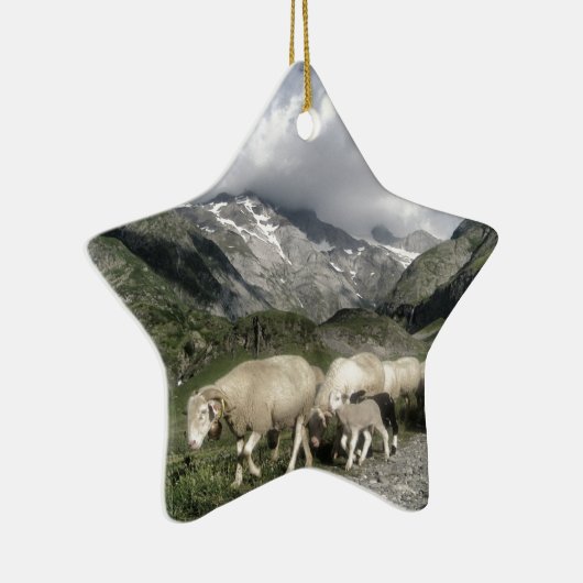 pyreneeën landschap keramisch ornament (Rechts)