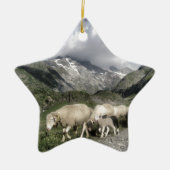 pyreneeën landschap keramisch ornament (Voorkant)