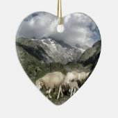 pyreneeën landschap keramisch ornament (Rechts)