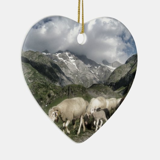 pyreneeën landschap keramisch ornament (Rechts)