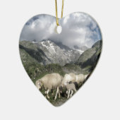 pyreneeën landschap keramisch ornament (Links)