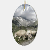 pyreneeën landschap keramisch ornament (Links)