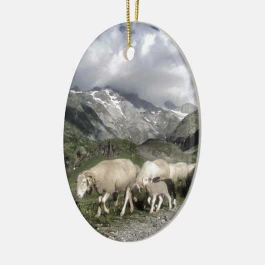 pyreneeën landschap keramisch ornament (Links)
