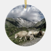 pyreneeën landschap keramisch ornament (Voorkant)