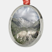 pyreneeën landschap metalen ornament (Links)