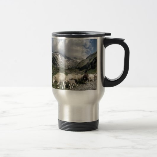 pyreneeën landschap reisbeker (Rechts)
