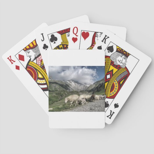pyreneeën landschap speelkaarten (Achterkant)