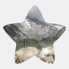 pyreneeën landschap ster sticker