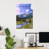 Pyreneeën Nationaal Park Reisposter Poster (Thuiskantoor)