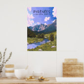Pyreneeën Nationaal Park Reisposter Poster (Keuken)