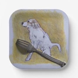 Pyreneeën Plein Ronde Partij Borden Papieren Bordje