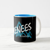Pyreneeën Tweekleurige Koffiemok (Voorkant rechts)