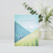 Pyreneeën Vintage Travel Poster - Art Briefkaart (Staand voorkant)