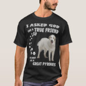 Pyreneeënberg Hond Mam Papa Grote Pyreneeën T-shirt (Voorkant)