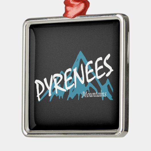 Pyreneeëngebergte Metalen Ornament (Links)