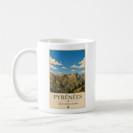 Pyrénées Frankrijk – Alpines Illustrated Landschap Koffiemok
