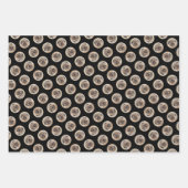 Pyreneese herder schilderij langharige fawn hond k inpakpapier vel (Voorkant 3)